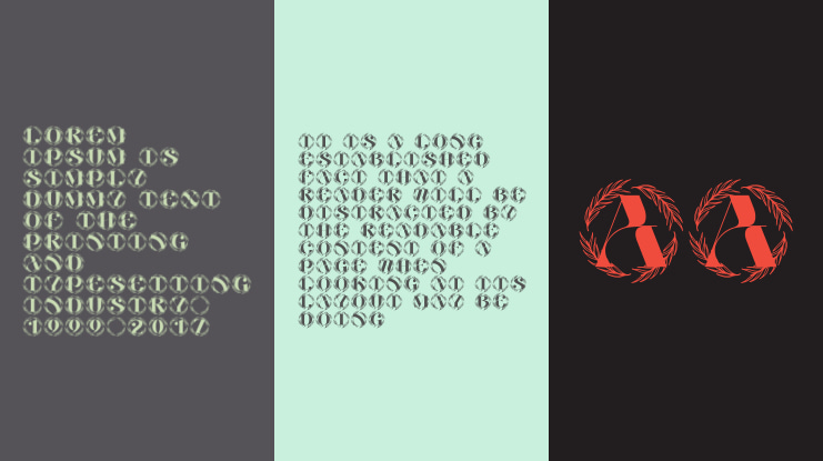 Imperial Crest Monogram Font