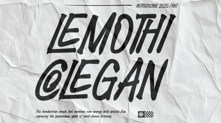 Lemothi Colegan Font