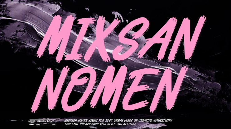 Mixan Nomen Font