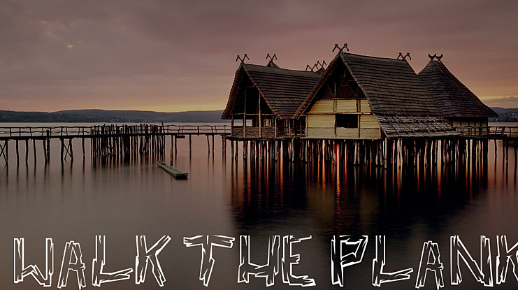 Walk the Plank Font