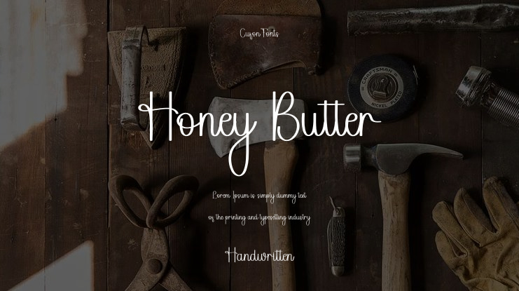 Honey Butter Font