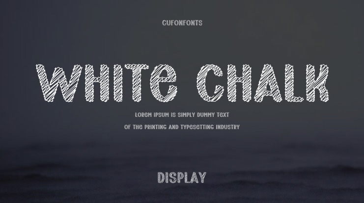 White Chalk Font