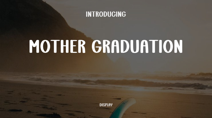 Mother Graduation Font