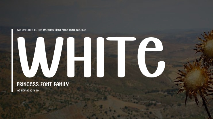 White Princess Font