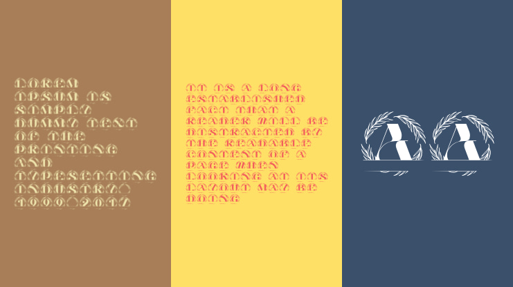 Imperial Crest Split Monogram Font