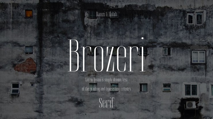Brozeri Font Family