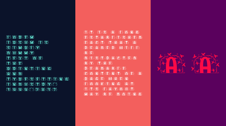 Luminara Split Monogram Font