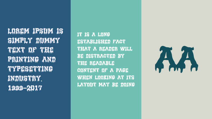 Scholar Block Spooky Font