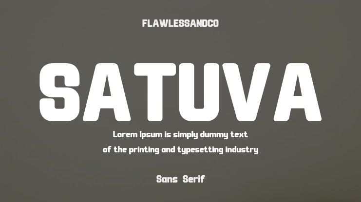 SATUVA Font