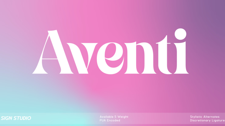Aventi Font