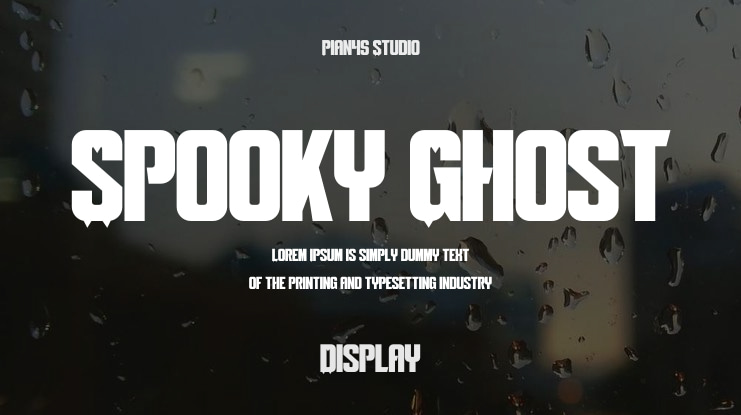 Spooky Ghost Font