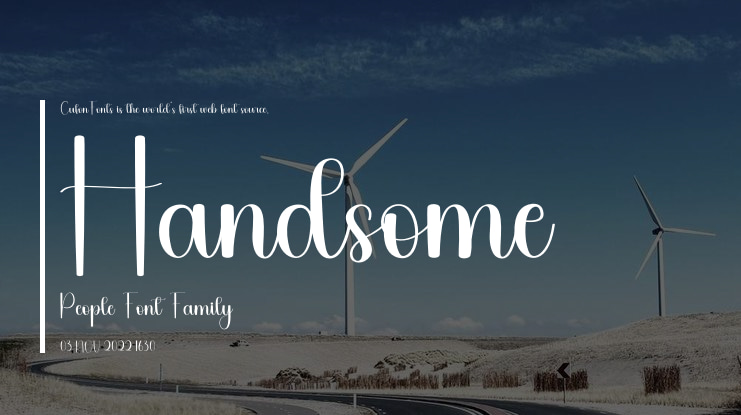 Handsome People Font