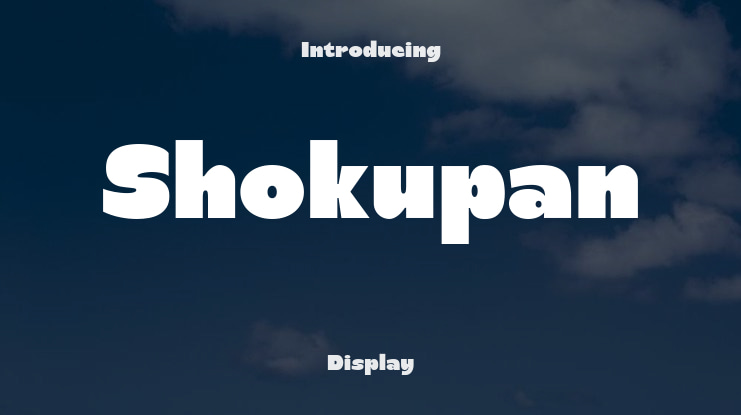 Shokupan Font