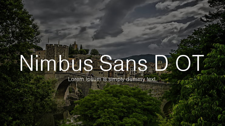 Nimbus Sans D OT Font Family