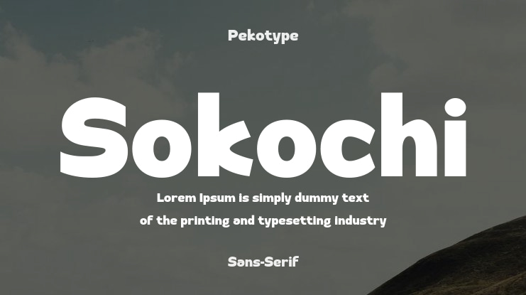 Sokochi Font
