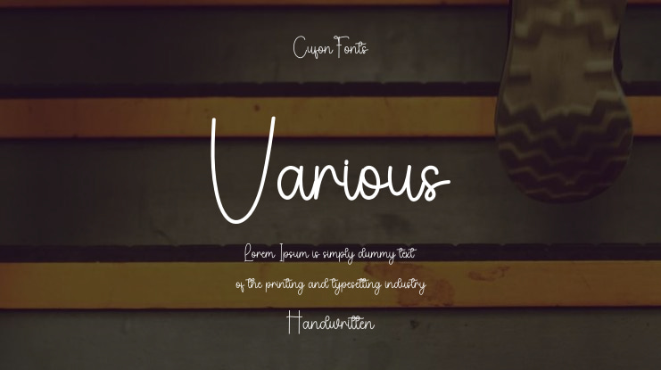 Various Font