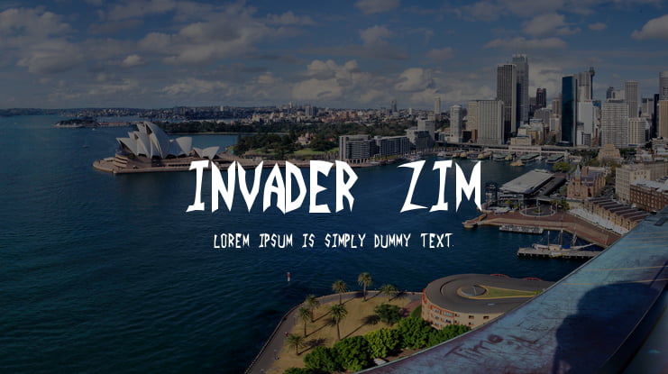 Invader Zim Font