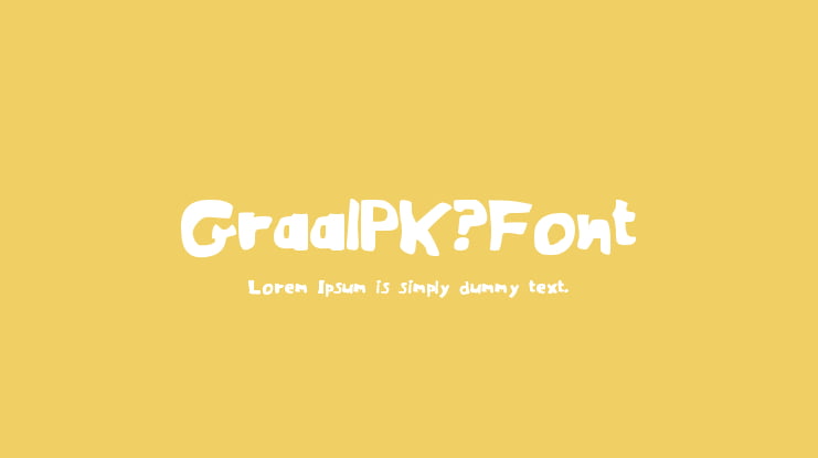 GraalPK_Font Font