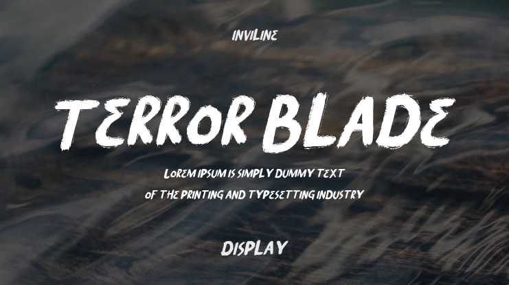 Terror Blade Font