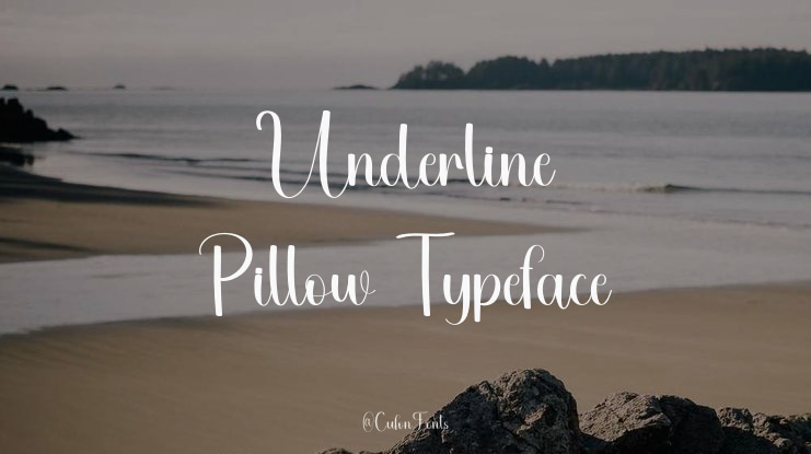 Underline Pillow Font