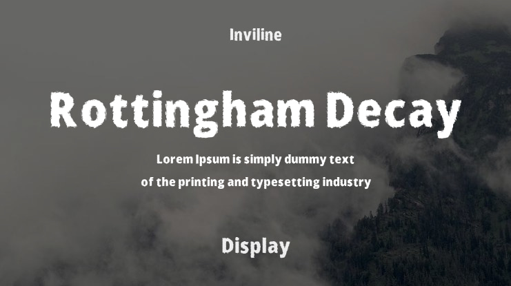 Rottingham Decay Font