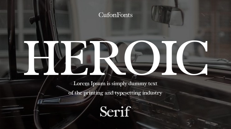 HEROIC Font