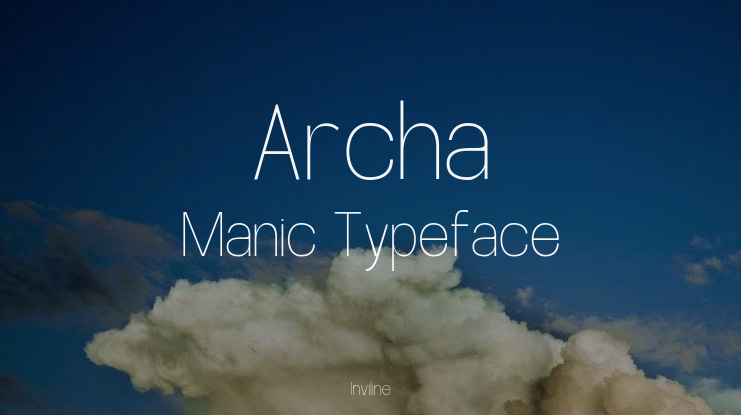 Archa Manic Font