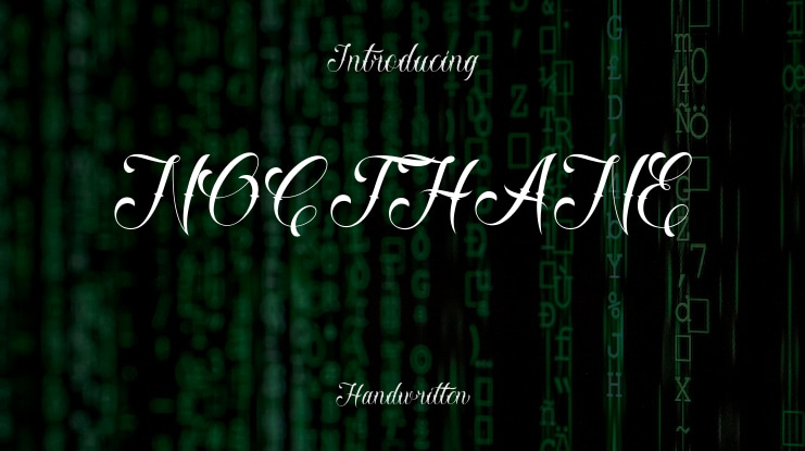 NOCTHANE Font