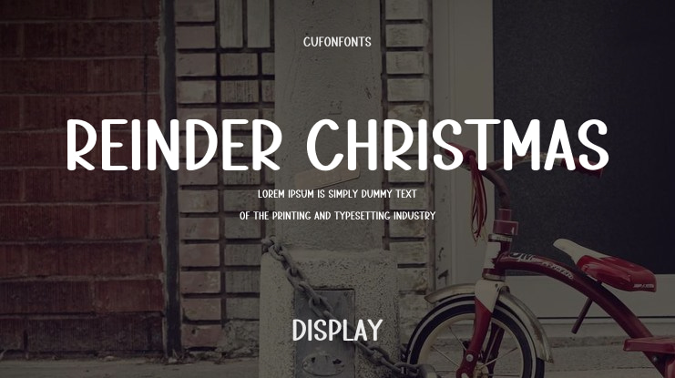 Reinder Christmas Font