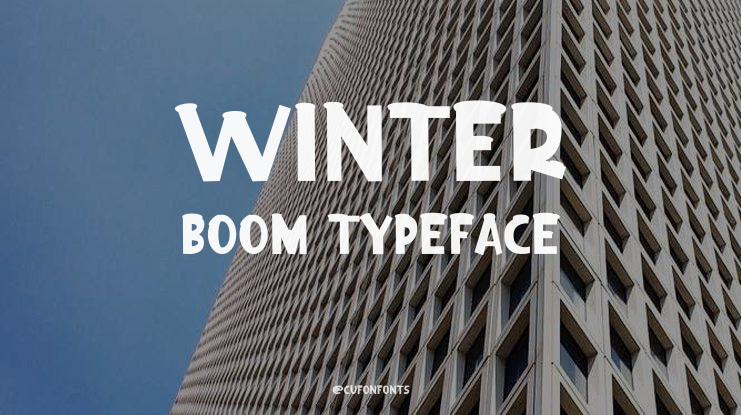 Winter Boom Font