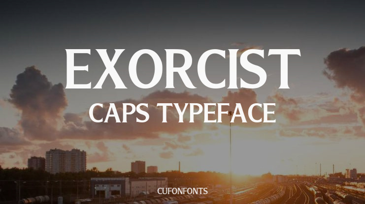 Exorcist Caps Font