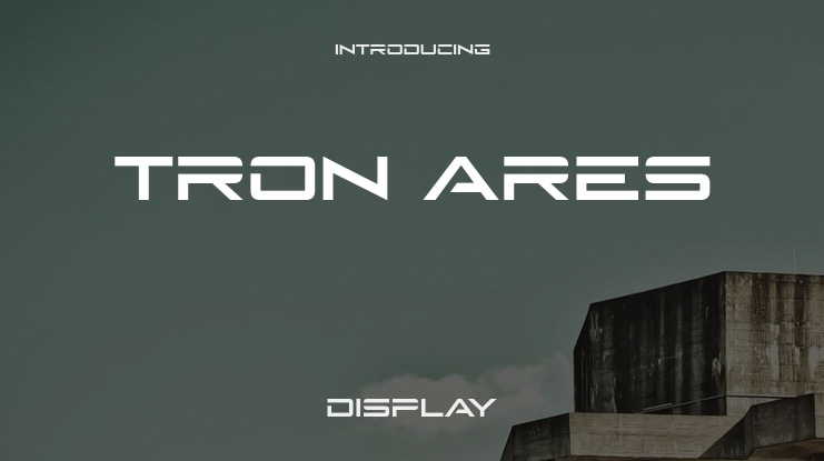 Tron Ares Font