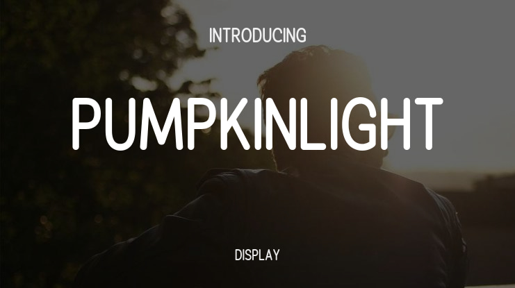 Pumpkinlight Font