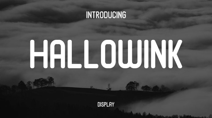 Hallowink Font