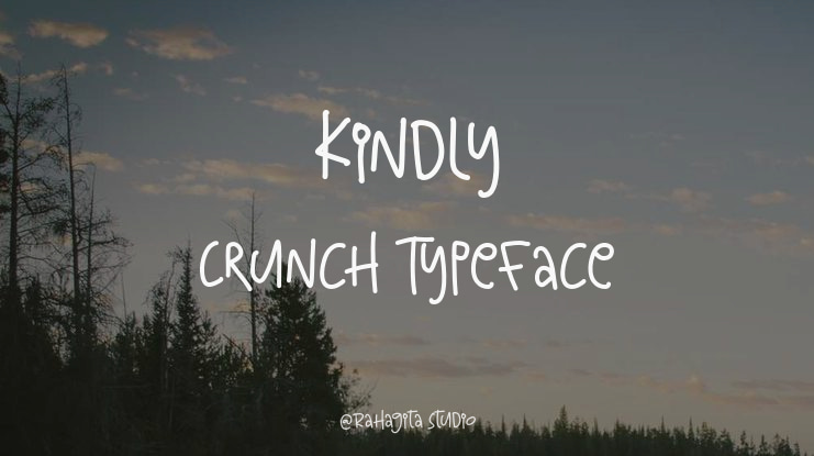 Kindly Crunch Font