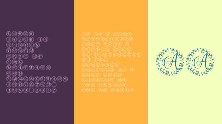 Floralia Monogram Font