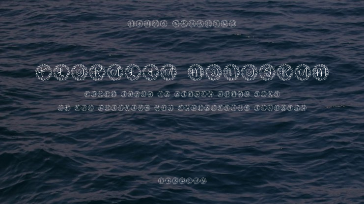 Floralia Monogram Font