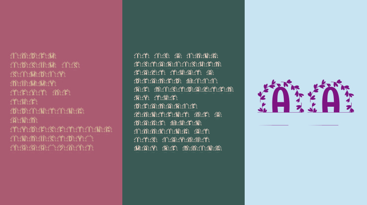 Cavallier Split Monogram Font