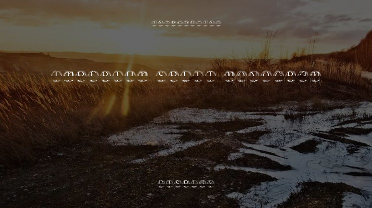 Imperium Split Monogram Font