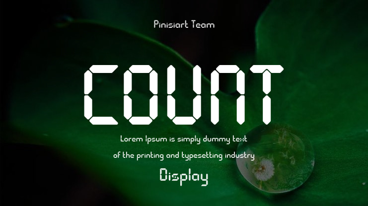 COUNT Font