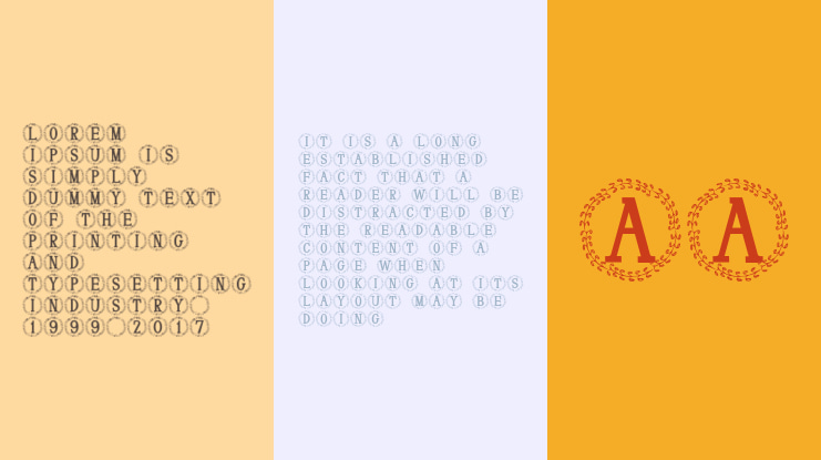 Ophelian Monogram Font