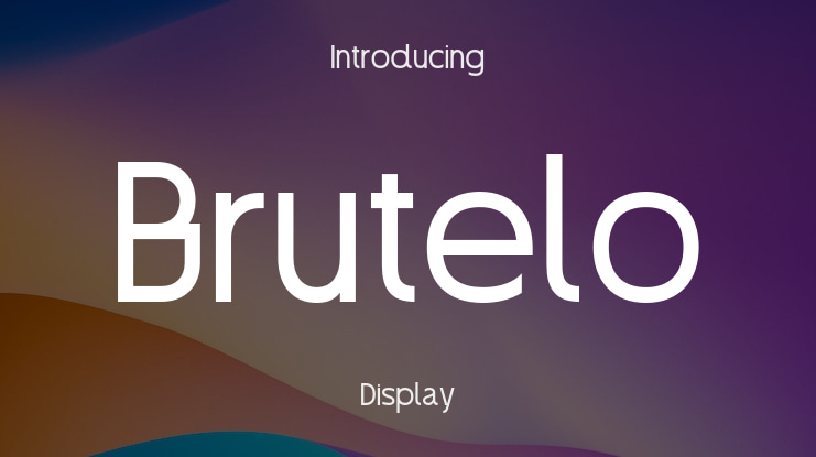 Brutelo Font