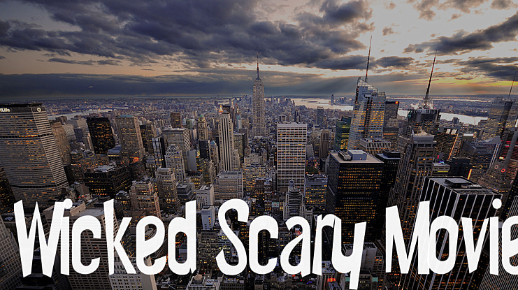 Wicked Scary Movie Font