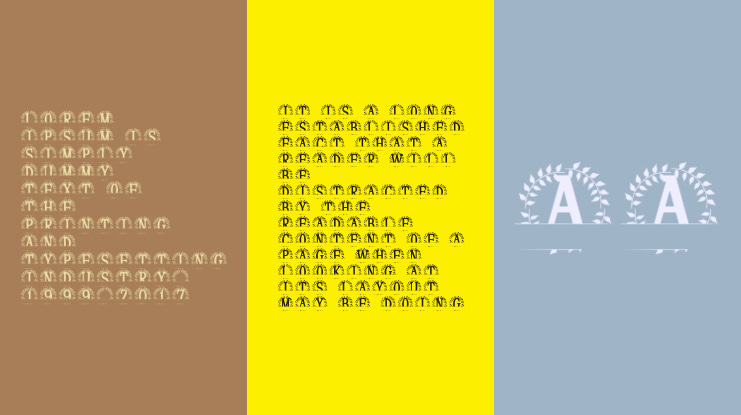 Rosenthal Split Monogram Font