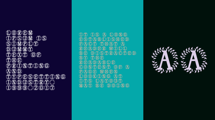 Rosenthal Monogram Font