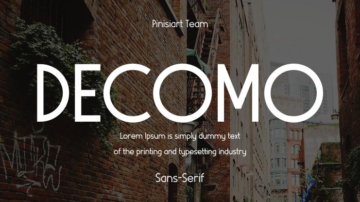 DECOMO Font