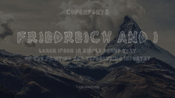 Friedreich_and_I Font