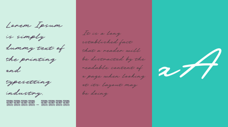 Darline - Personal Use Font
