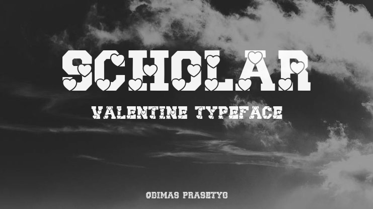 Scholar Valentine Font