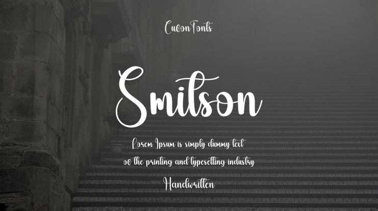 Smitson Font